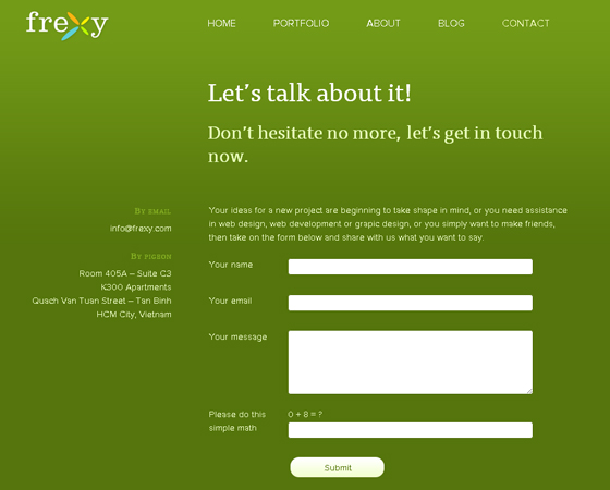 35 Inspiring Example of Contact Pages