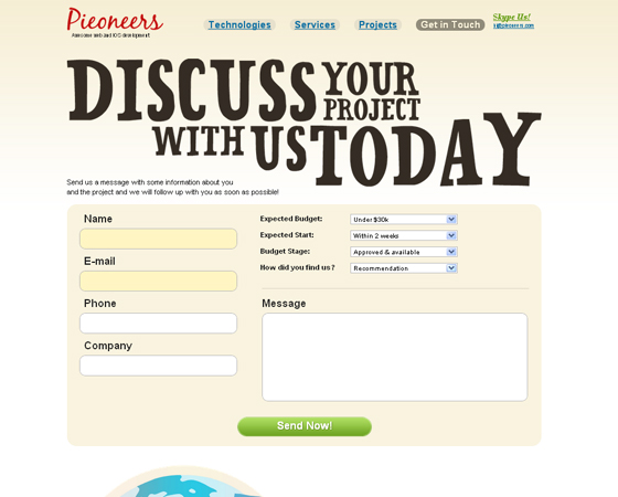 35 Inspiring Example of Contact Pages