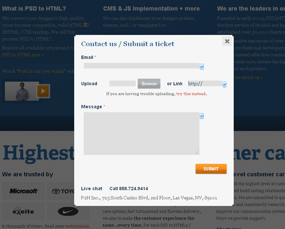 35 Inspiring Example of Contact Pages