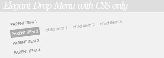 Awesome CSS Menu tutorials
