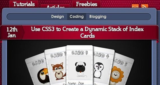 Awesome CSS Menu tutorials