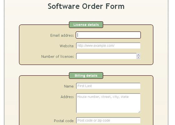 Web Forms with HTML5