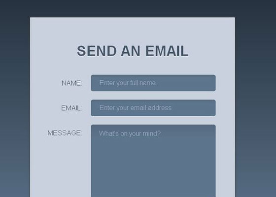 Contact Form with HTML5