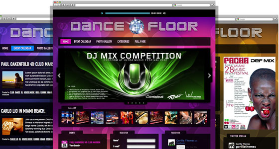 Dance Floor WP Theme