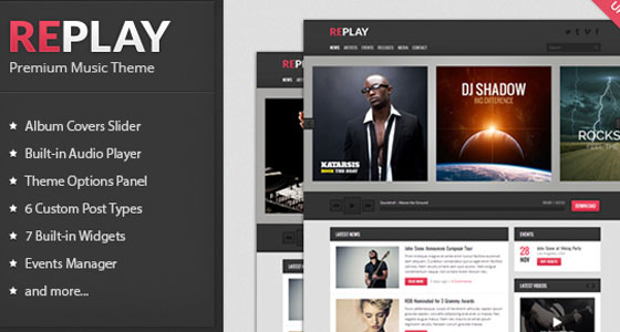 Responsive Music WP Theme