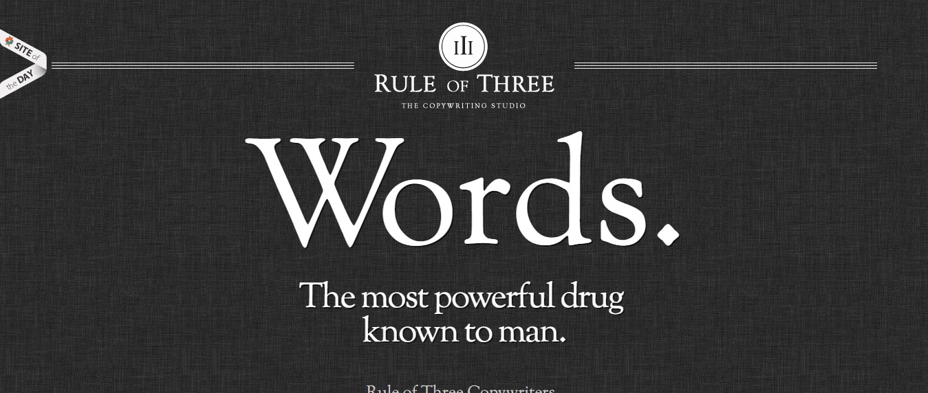 /2012/12/18/50-creative-uses-of-typography-in-web-design/-Rule-of-three.-lt-
