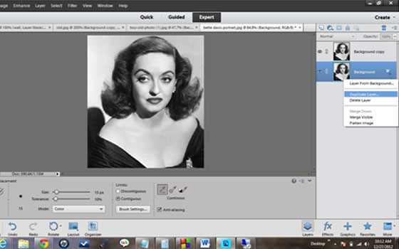 Make a copy of the image