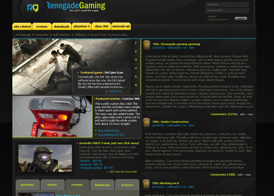 Renegade Gaming by prld