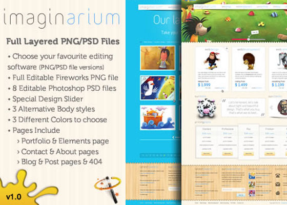 Artistic Website Template