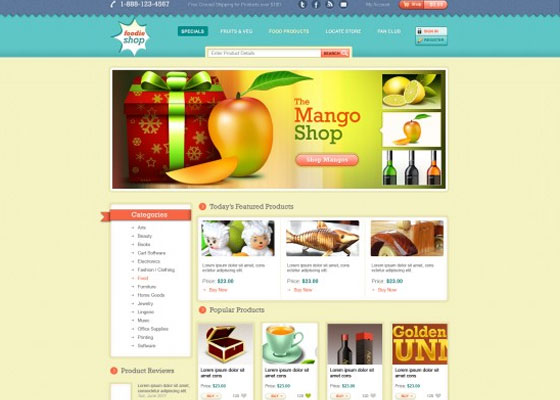 Ecommerce-website-PSD-Template