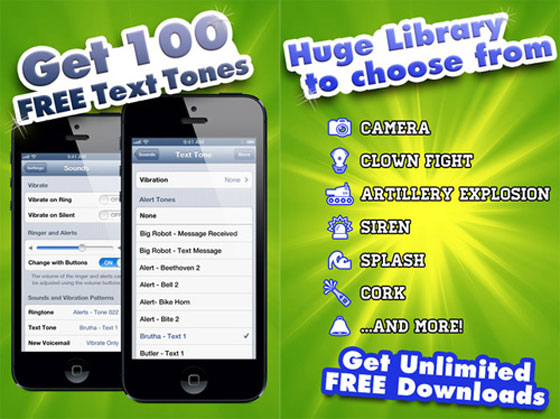Free Text Tones