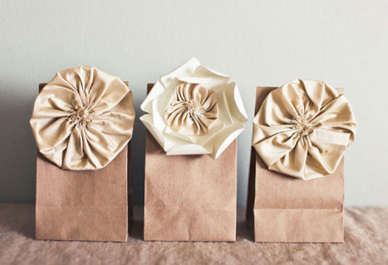 Gift with A Fabric Flower