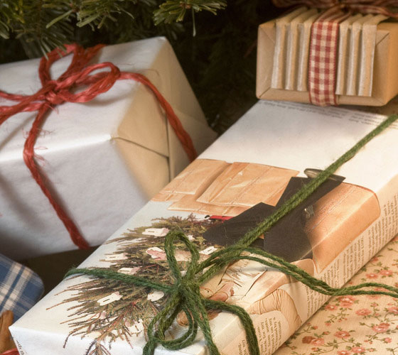 Newspaper and Garden String