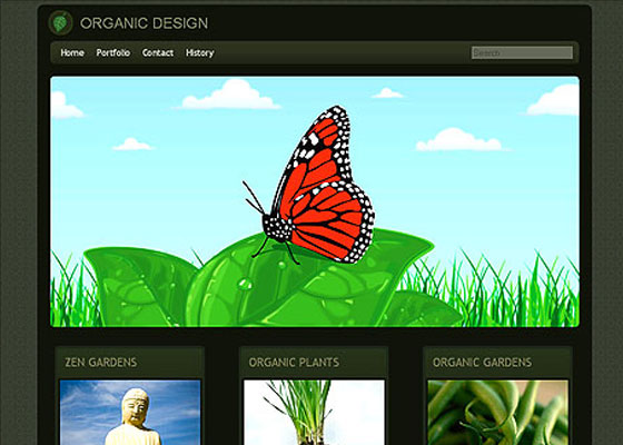Organic Design Web Template