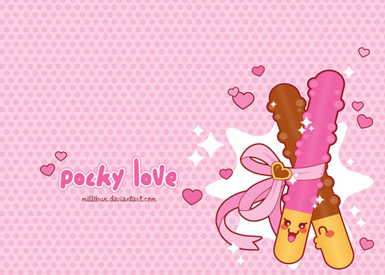 Pocky Love Wallpaper