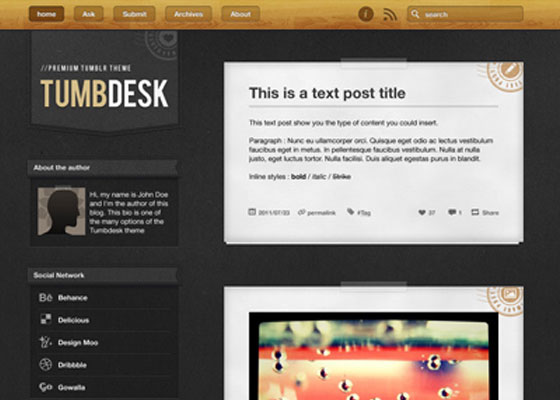 Tumbdesk