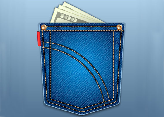 Create a Jeans Pocket Icon