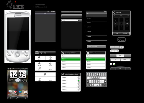 Fireworks template for Android