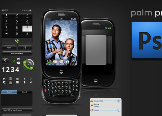 Palm Pre GUI PSD