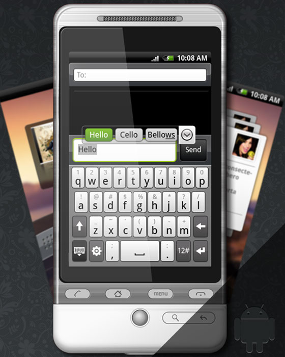 Photoshop Android GUI Set