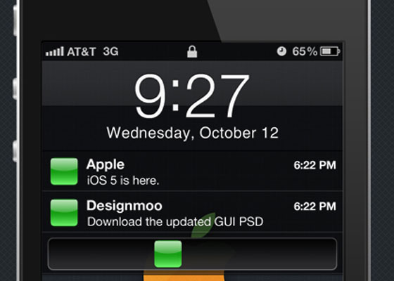 iOS 5 GUI PSD