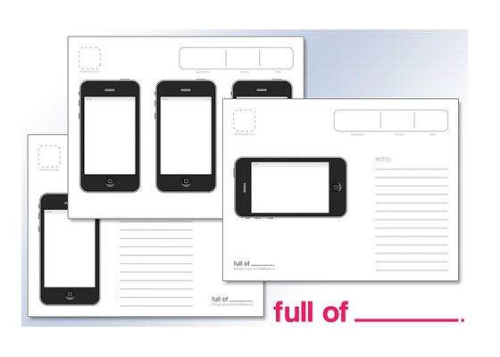 iPhone App Wireframe