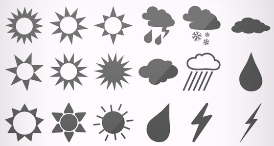 30 Forecast Icons
