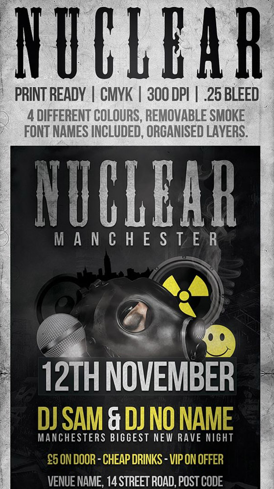 FREE Nuclear Flyer Template