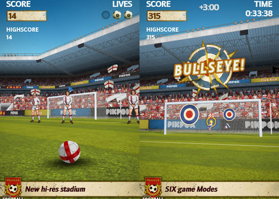 Flick Kick Football Kickoff