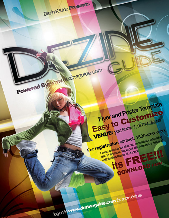 Free Dezine Flyer Template