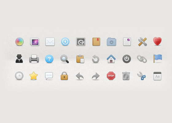 30 Toolbar Icons