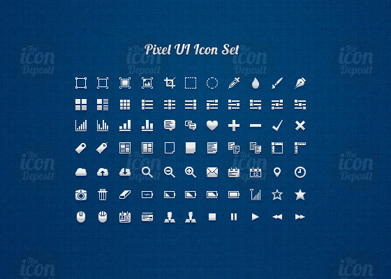 Pixel UI Icon Set