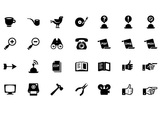 Retro Icon Set