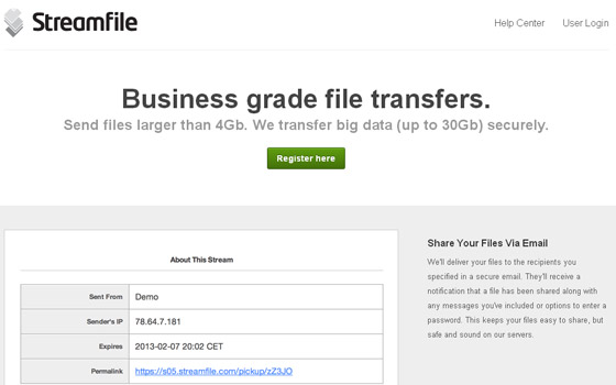 streamfile
