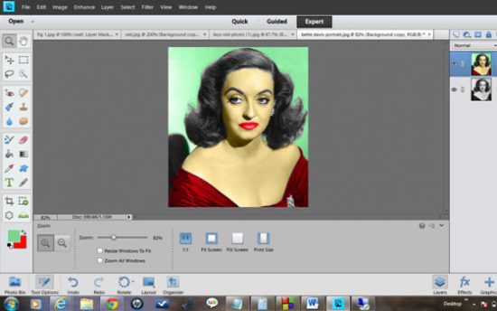 Colorizing a Black & White Photo