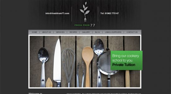 Food Inspired Website