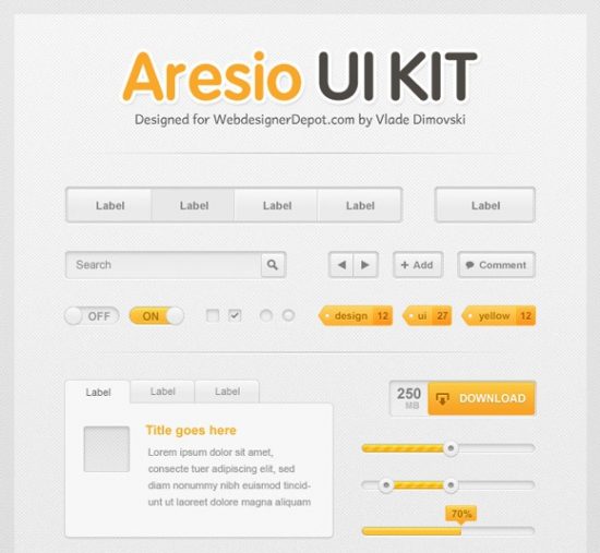 psd ui kit