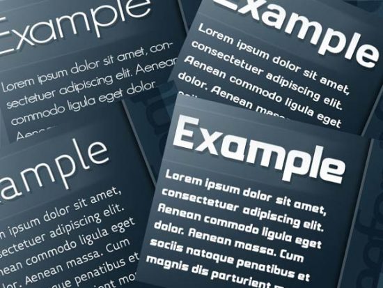 Sans Serif Fonts