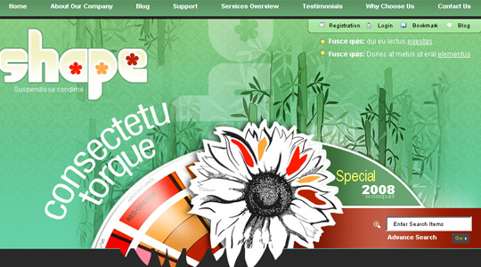 XHTML/CSS Templates
