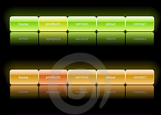 PSD Website Buttons
