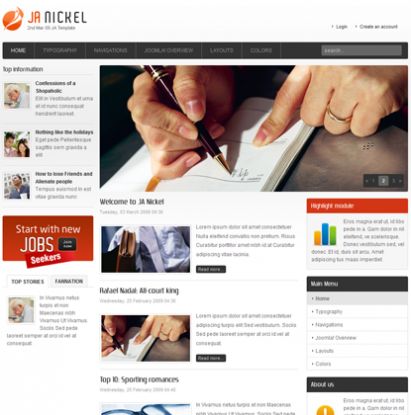 Joomla Business Templates