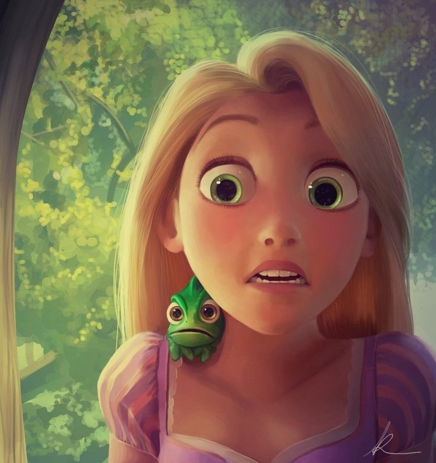 Rapunzel Digital Painting