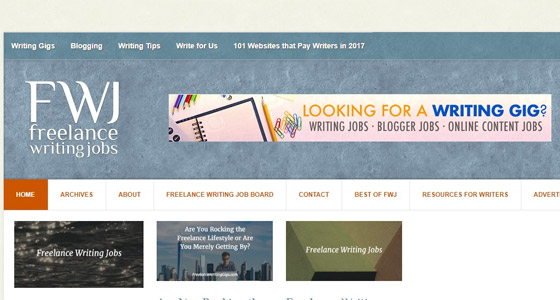 freelance website Freelance Writing Gigs