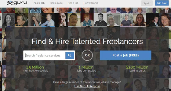 freelance website Guru
