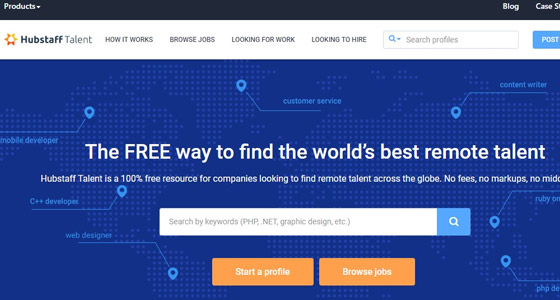 freelance website Hubstaff Talent