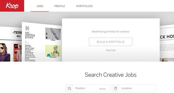 freelance website Krop