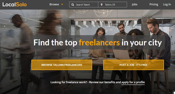 freelance website Localsolo