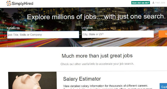 freelance website Simplyhired