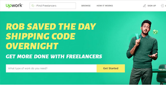 freelance website Upwork