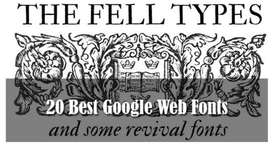 google fonts